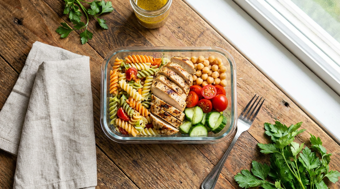 protein pasta salad - Protein Pasta Salad Ideas for Meal Prep Sunday
